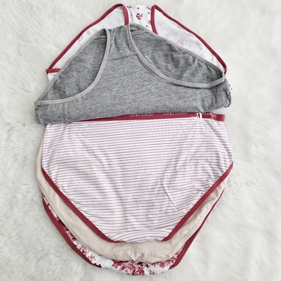 LAURA ASHLEY🌹5-PACK COTTON SPANDEX PANTIES SIZE L - Picture 4 of 6